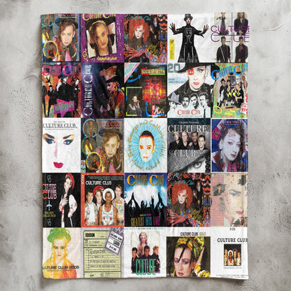 Culture Club Sherpa Blanket – A Vibrant Tribute to ’80s Pop Icons