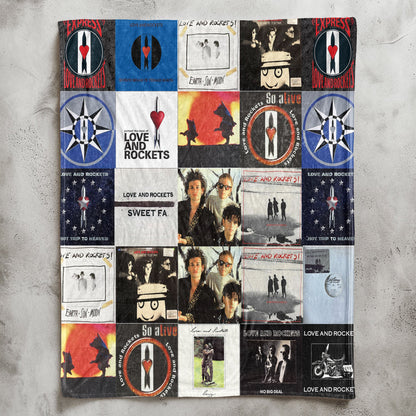 Love and Rockets Sherpa Blanket – A Darkwave & Alt-Rock Tribute for True Fans