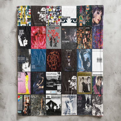 Siouxsie & The Banshees Sherpa Blanket – A Gothic Post-Punk Legacy in Every Stitch