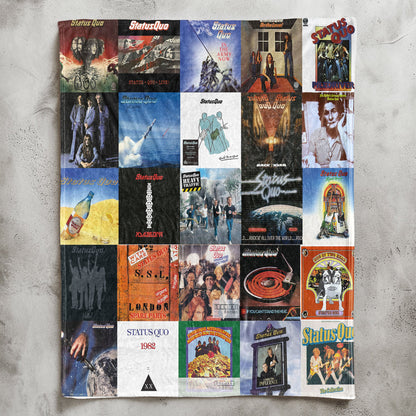 Status Quo Sherpa Blanket – A Rock ’n’ Roll Tribute for Lifelong Fans