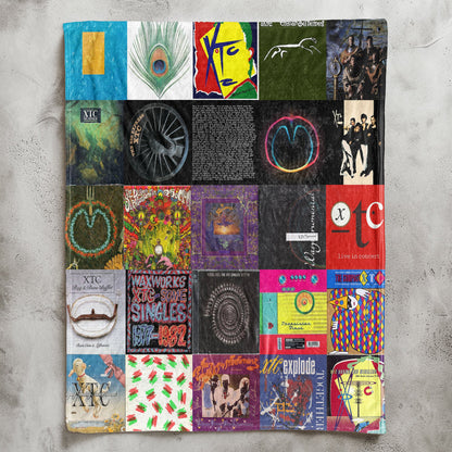 XTC Sherpa Blanket – Art-Pop Warmth Wrapped in Iconic Album Imagery