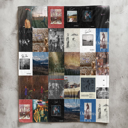Zach Bryan Sherpa Blanket – A Heartland Memory Quilt for True Fans (Copy)