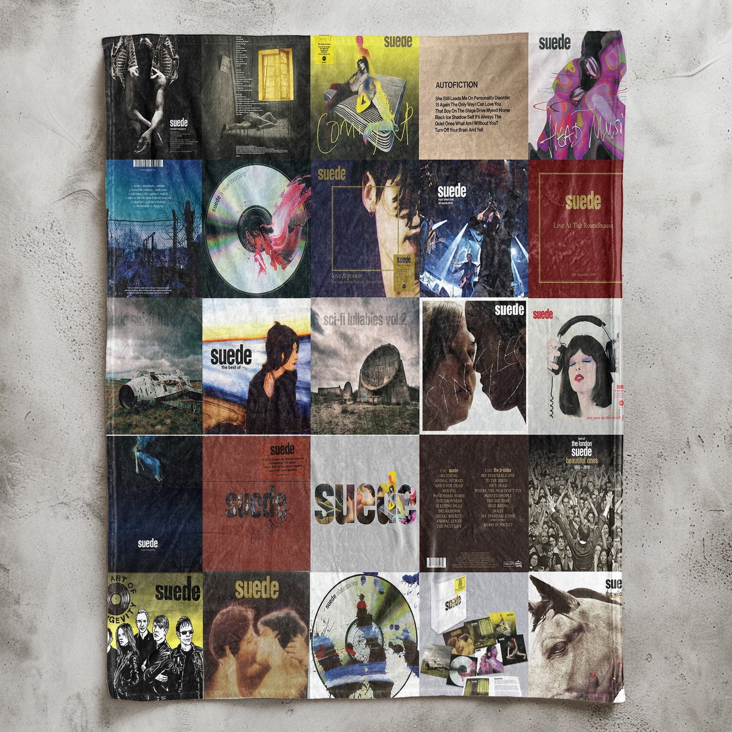 Suede Sherpa Blanket – A Britpop Dream for True Devotees