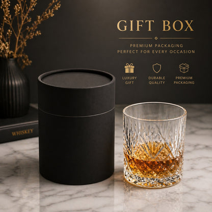 Grateful Dead Engraved Whiskey Glass – Vintage Jam Band Icon Collection ( With Box )