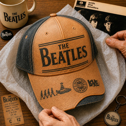 The Beatles Iconic Classic Cap – Retro Vintage Classic Cap (With Box)