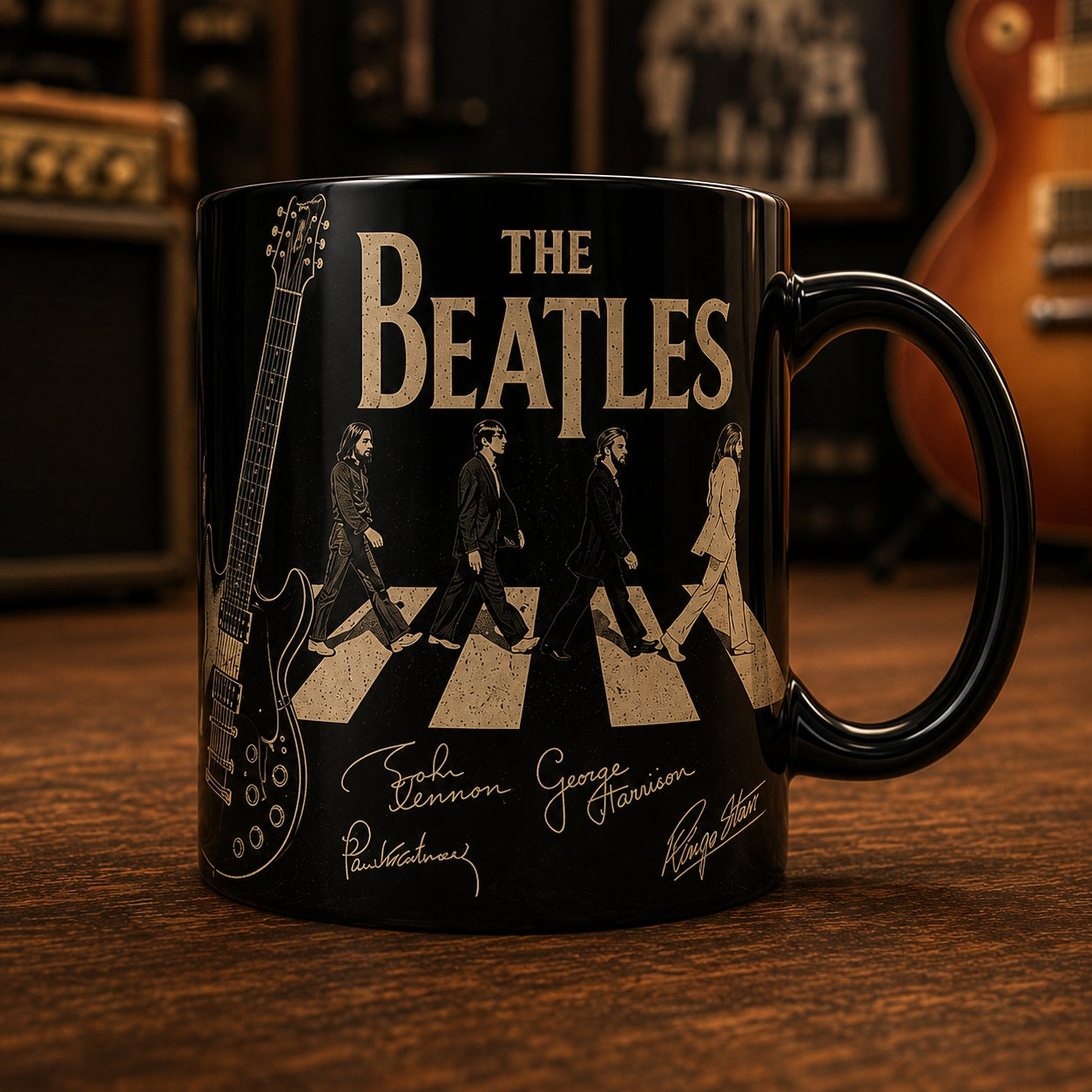 The Beatles Ceramic Mug – Vintage Abbey Road I May Be Old Cool Bands Coffee Cup