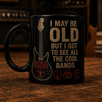 Rush Band Ceramic Mug – Vintage 2112 Starman Progressive Rock Coffee Cup