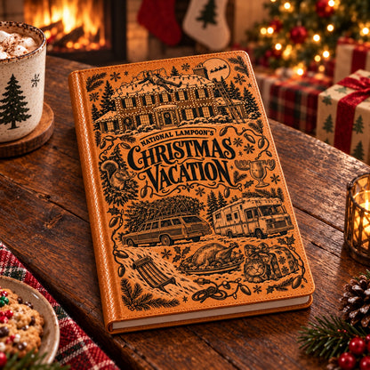 National Lampoon's Christmas Vacation Vegan Leather Notebook – Classic Holiday Movie Journal & Diary
