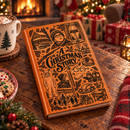 A Christmas Story Vintage Vegan Leather Notebook – Ralphie Parker A Christmas Story Keepsake Journal