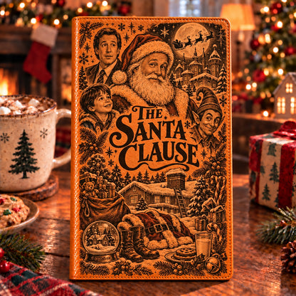 The Santa Clause Vintage Vegan Leather Notebook – Classic Christmas Movie Journal & Diary