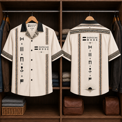 Depeche Mode Luxury Design Hawaiian Shirt – Synth Pop Inspired Hawaiian Shirt