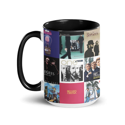 Bee Gees Accent Mug – Classic Album Cover Collage Gift
