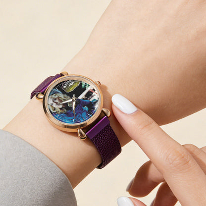 Madonna Vintage Portrait Watch – Classic Pop Star Design Available