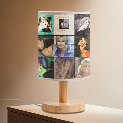Olivia Newton-John Albums Fabric Lamp – Soft Pop Glow