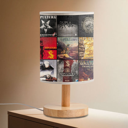 Sepultura Albums Table Lamp – Metal Art Light for Fans