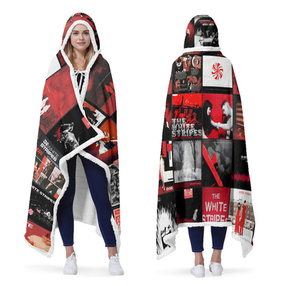 The White Stripes Wearable Hooded Blanket – Garage Rock Heat You Can Wear