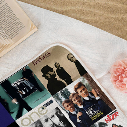 Bee Gees Beach Towel – Album Cover Collage Classic Rock Towel