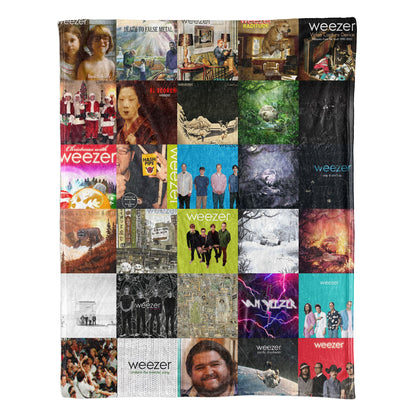 Weezer Sherpa Blanket – A Cozy Tribute to Alt-Rock’s Most Iconic Eras