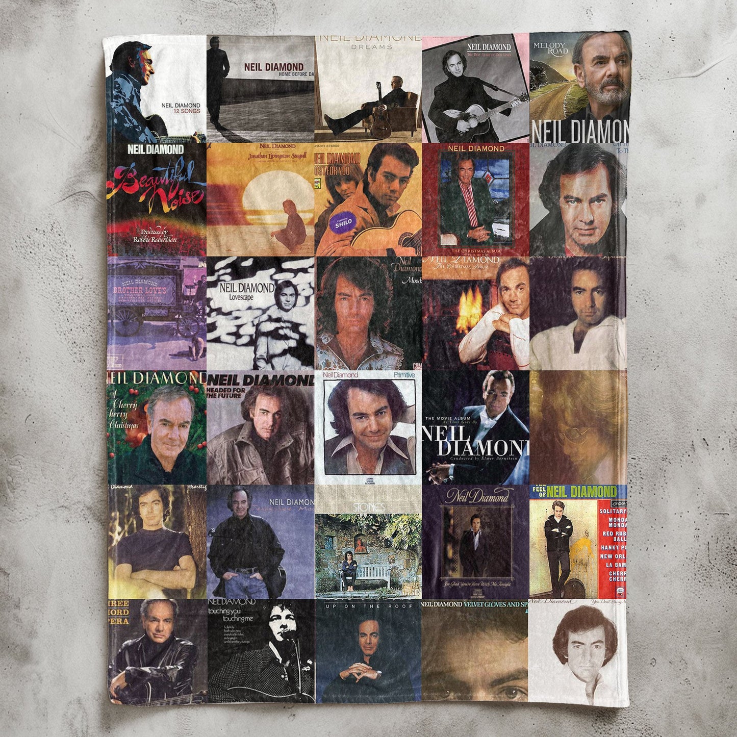 Neil Diamond Sherpa Blanket – A Cozy Tribute to a Musical Icon