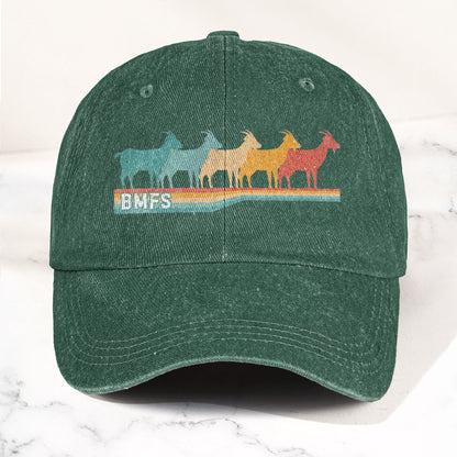 Billy Strings Cosmic Bluegrass BMFS GOAT Retro Vintage Music Merch Denim Cap – Retro Vintage Dad Cap Gift For Dad (With Box)