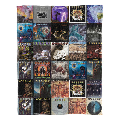 Kansas Sherpa Blanket – A Journey Through Prog-Rock Magic