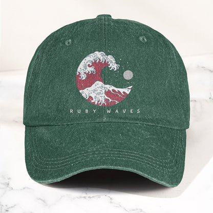 Phish Ruby Waves Denim Cap – Retro Music Phish Cap Gift For Dad (With Box)