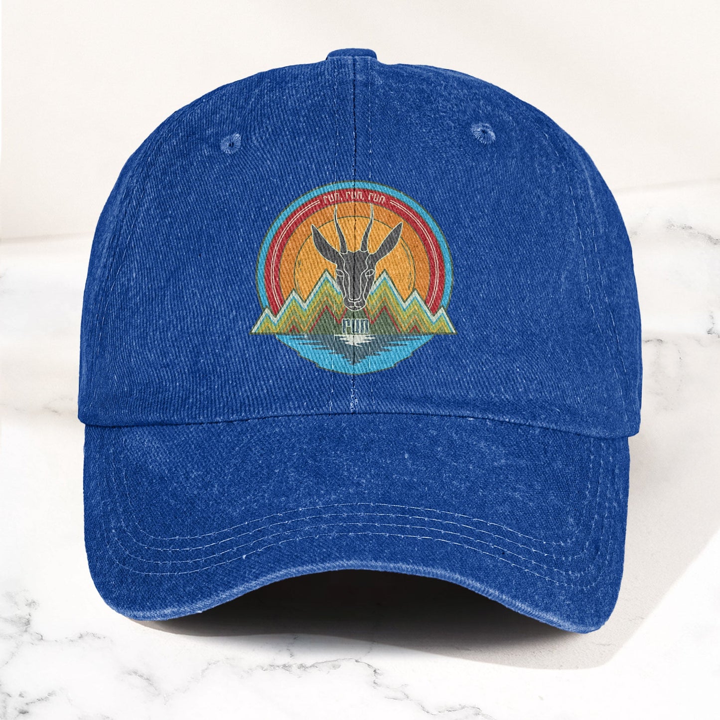 Phish Antelope Run Logo Denim Cap – Retro Music Phish Cap Gift For Dad (With Box)