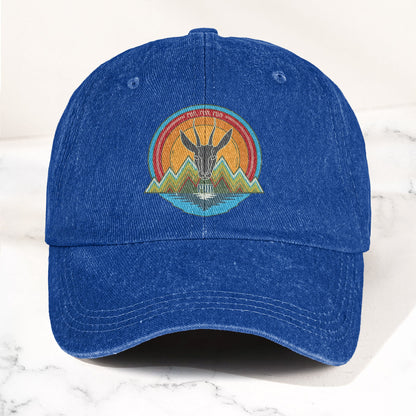 Phish Antelope Run Logo Denim Cap – Retro Music Phish Cap Gift For Dad (With Box)