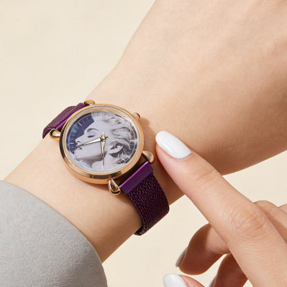 Madonna Vintage Portrait Watch – Classic Pop Star Design Available