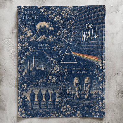Pink Floyd Sherpa Blanket – The Dark Side Of The Moon Vintage Blanket