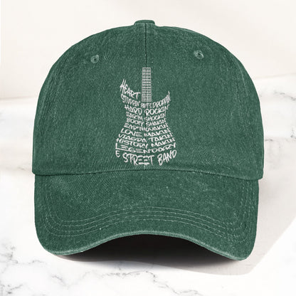 Bruce Springsteen and E Street Band Denim Cap – Retro Rock Music Fan Cap (With Box)