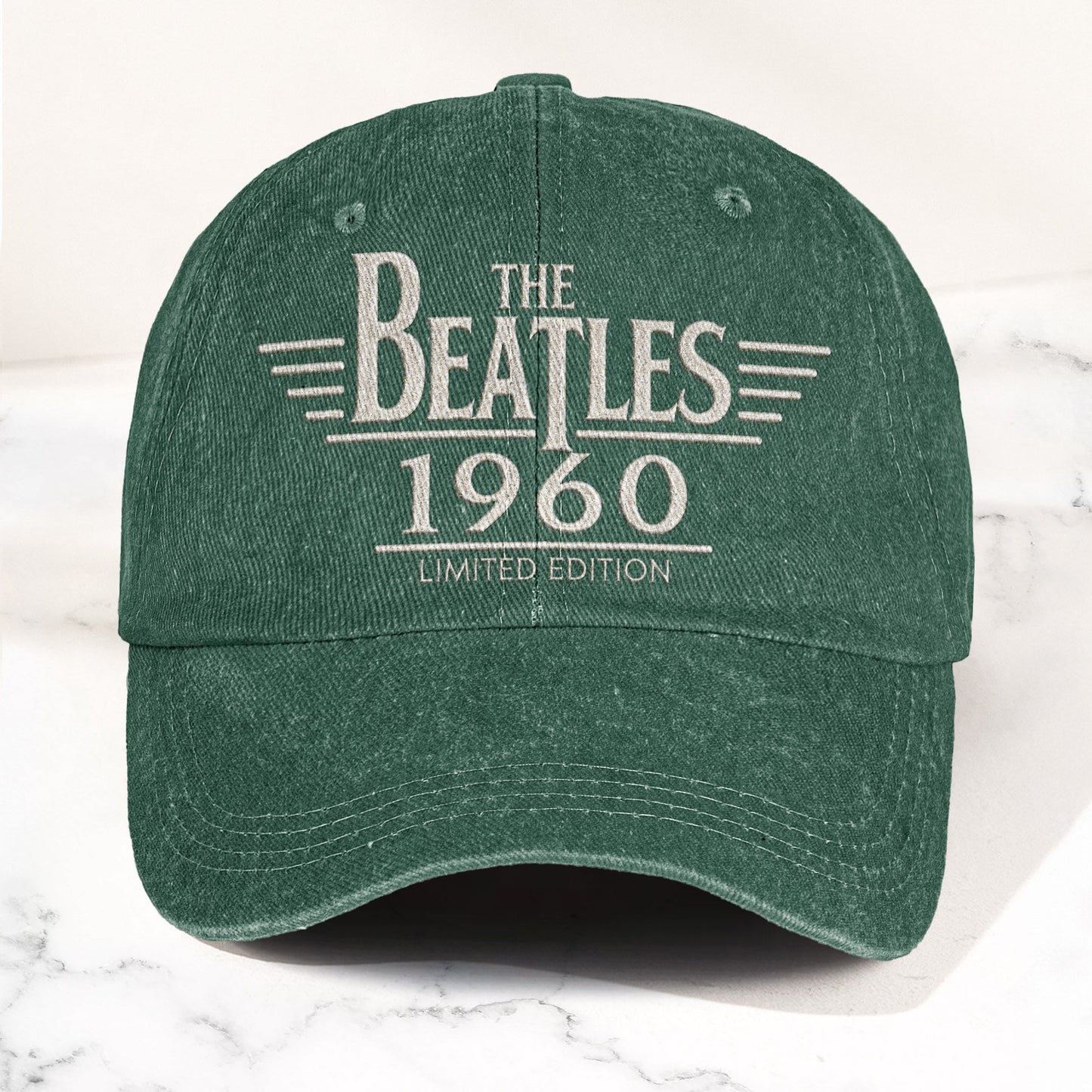The Beatles 1960 Denim Cap – Vintage Dad Cap Gift For Dad (With Box)