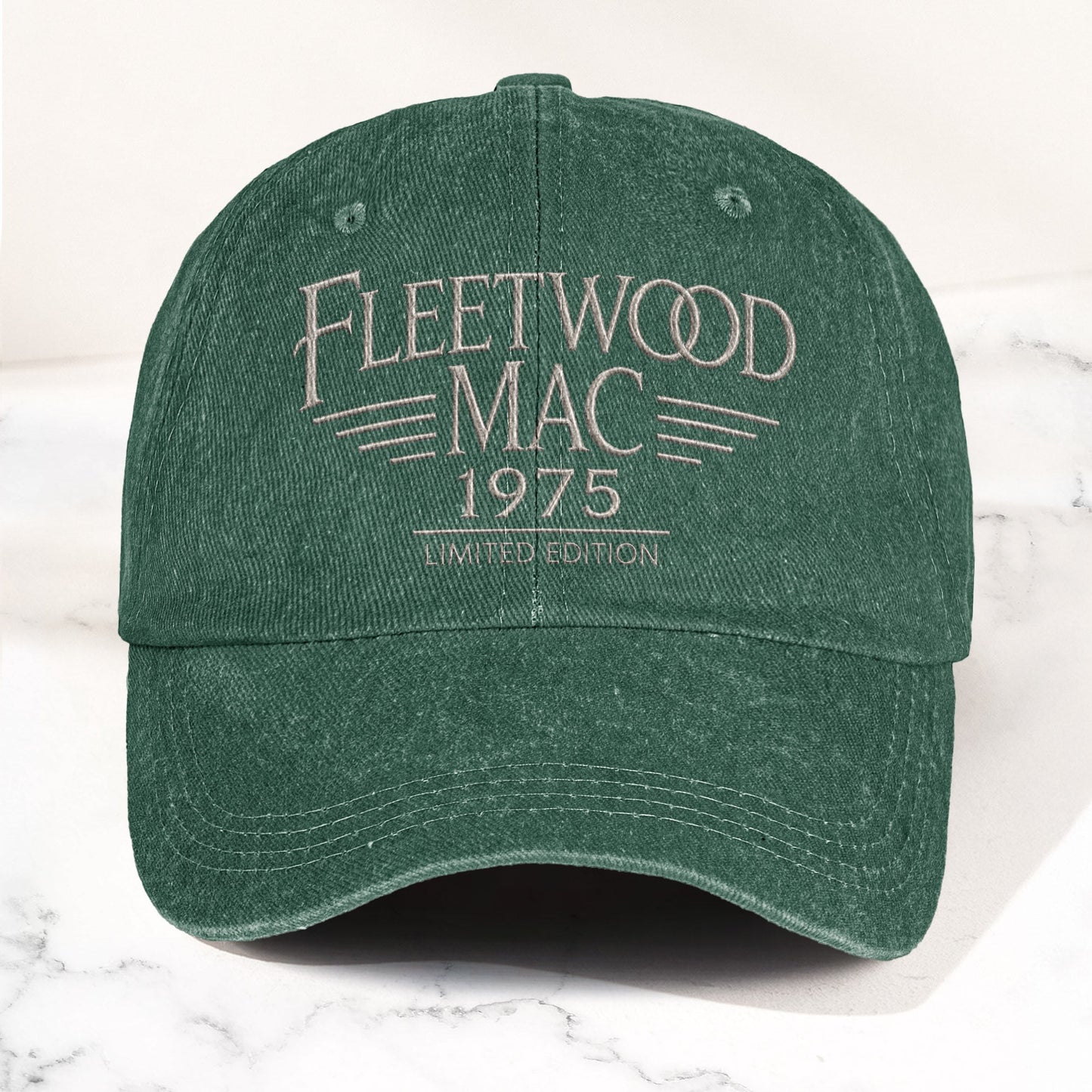 Fleetwood Mac Band Logo 1975 Denim Cap – Vintage Dad Cap Gift For Dad (With Box)