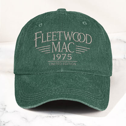 Fleetwood Mac Band Logo 1975 Denim Cap – Vintage Dad Cap Gift For Dad (With Box)