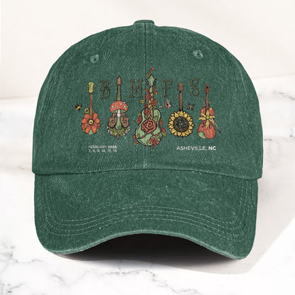 Billy Strings BMFS Asheville NC Concert Graphic Music Merch Denim Cap – Retro Vintage Dad Cap Gift For Dad (With Box)