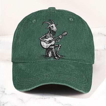 Billy Strings GoatSkeleton Guitarist Graphic Music Merch Denim Cap – Retro Vintage Dad Cap Gift For Dad (With Box)