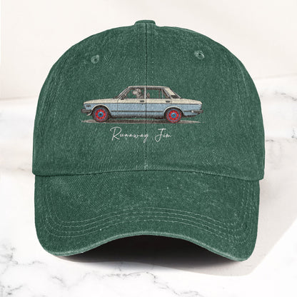 Phish Runaway Jim Car Parody Denim Cap – Retro Music Fan Concert Cap Gift For Dad (With Box)