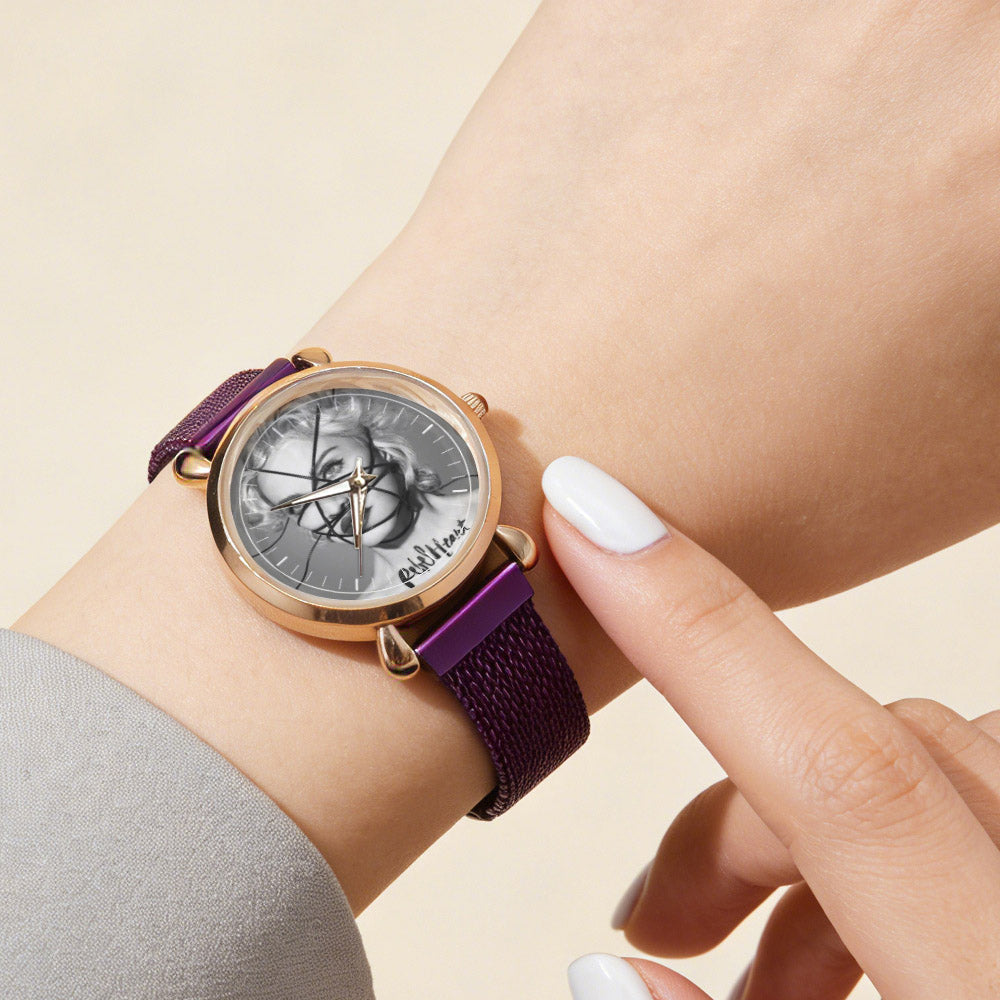 Madonna Vintage Portrait Watch – Classic Pop Star Design Available