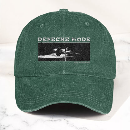 Music for the Masses Denim Cap – Retro Depeche Mode Merch Dad Hat (With Box)