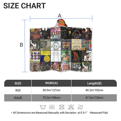 A Tribe Called Quest Wearable Hooded Blanket – A Hip-Hop Classic You Can Wear