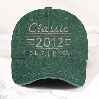 Billy Strings Classic 2012 Est Bluegrass Music Merch Denim Cap – Retro Vintage Dad Cap Gift For Dad (With Box)