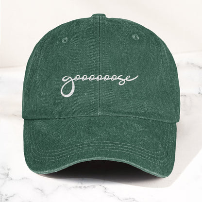 Goose Band Denim Cap – Retro Music Fan Merch Cap Gift For Dad (With Box)