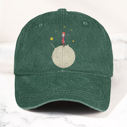 Ziggy Stardust Denim Dad Cap – Retro David Bowie Merch Design (With BOX)