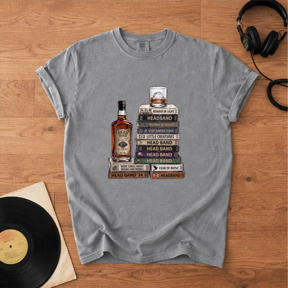 Talking Heads Cassette Album Collection T-Shirt – Retro Music Talking Heads Merch Tee