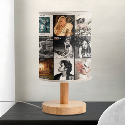 Lady Gaga Album Collage Lamp – Pop Icon Night Light for True Little Monsters