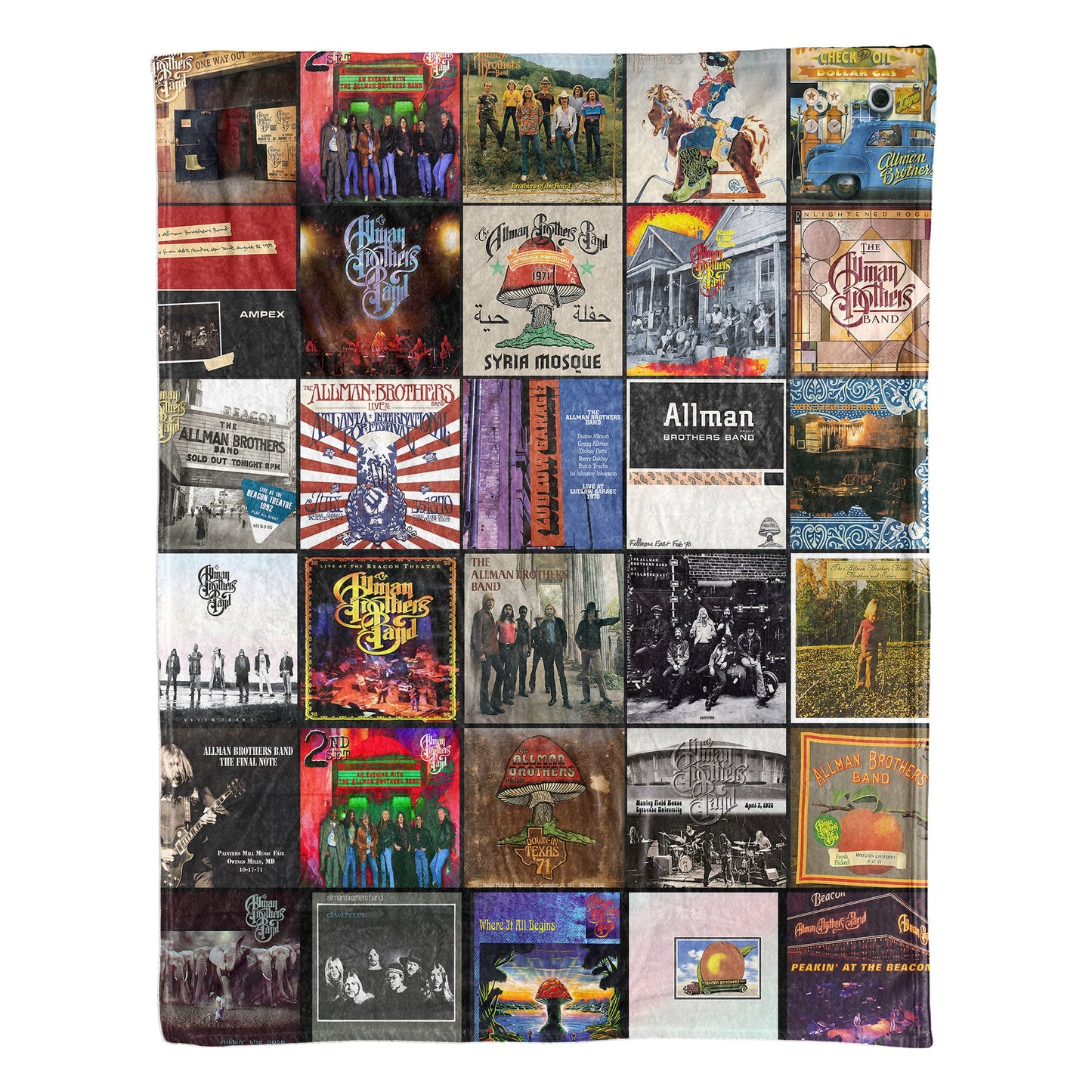 Allman Brothers Band Sherpa Blanket – A Warm Southern Rock Tribute