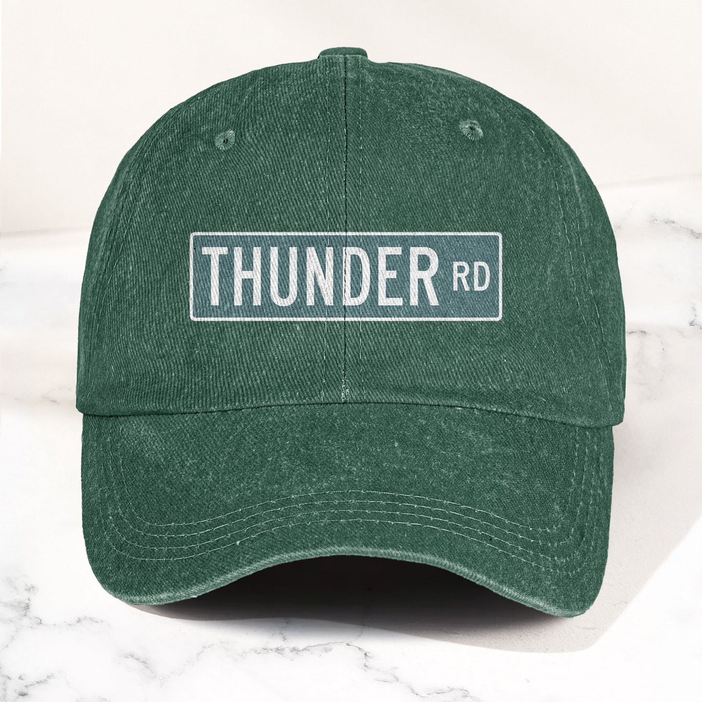Bruce Springsteen Thunder RD Sign Denim Cap – Retro Rock Music Fan Cap (With Box)