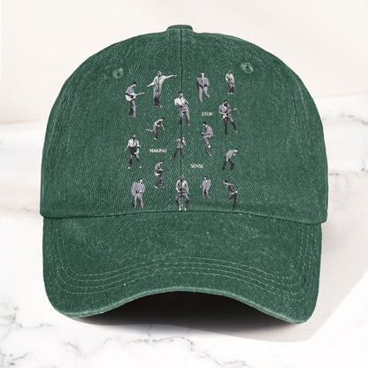 Talking Heads Stop Making Sense Dance Denim Cap – Retro Music Fan Concert Cap Gift For Dad Father's Day (With Box)