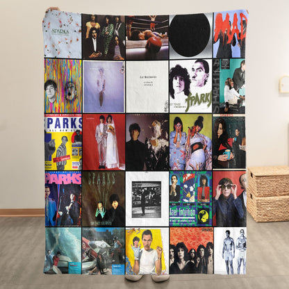 Sparks Sherpa Blanket – A Cozy Tribute to Iconic Art & Eccentric Style