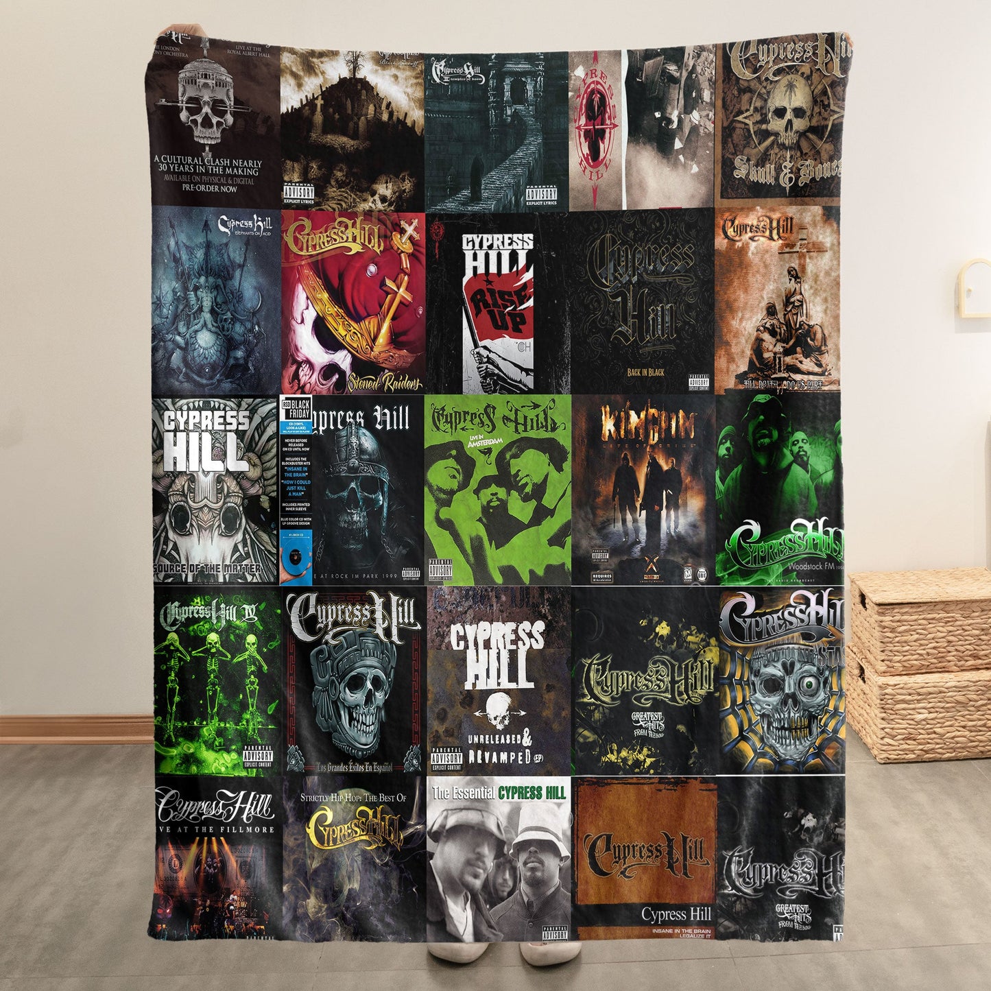 Cypress Hill Sherpa Blanket – A Hardcore Tribute for True Legends Fans